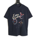 Louis Vuitton Paint-Splash Signature Graphic T-Shirt - Dark Navy