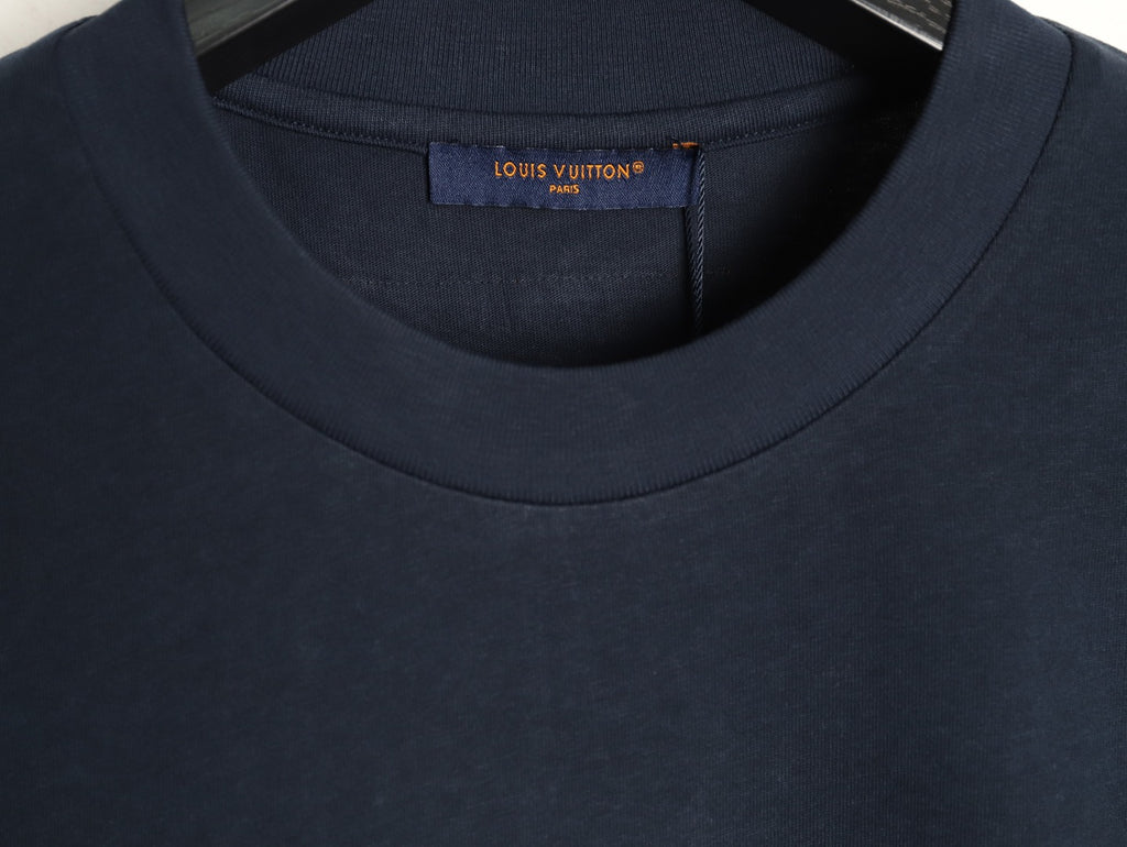Louis Vuitton Paint-Splash Signature Graphic T-Shirt - Dark Navy