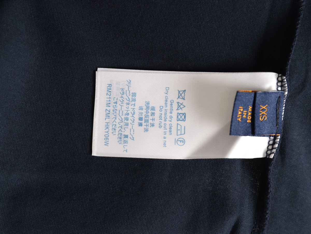 Louis Vuitton Paint-Splash Signature Graphic T-Shirt - Dark Navy