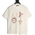 Louis Vuitton Paint-Splash Signature Graphic T-Shirt - Off-White