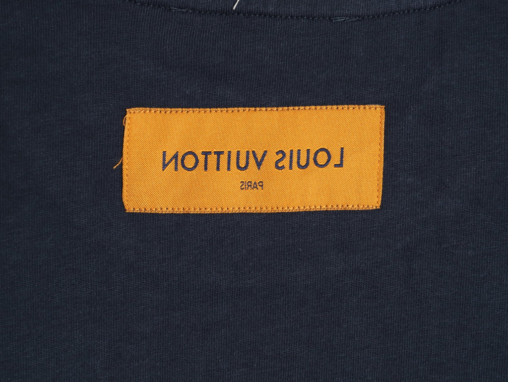 Louis Vuitton Bird Motif Graphic T-Shirt - Dark Navy