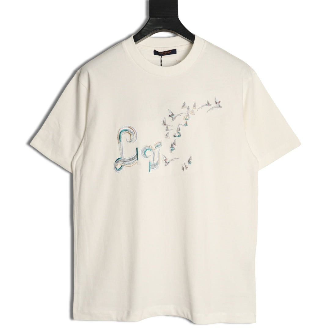 Louis Vuitton Bird Motif Graphic T-Shirt - Off-White
