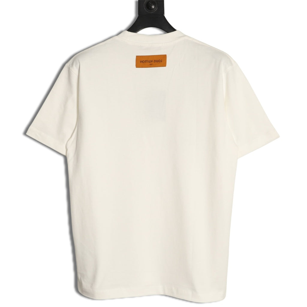 Louis Vuitton Bird Motif Graphic T-Shirt - Off-White