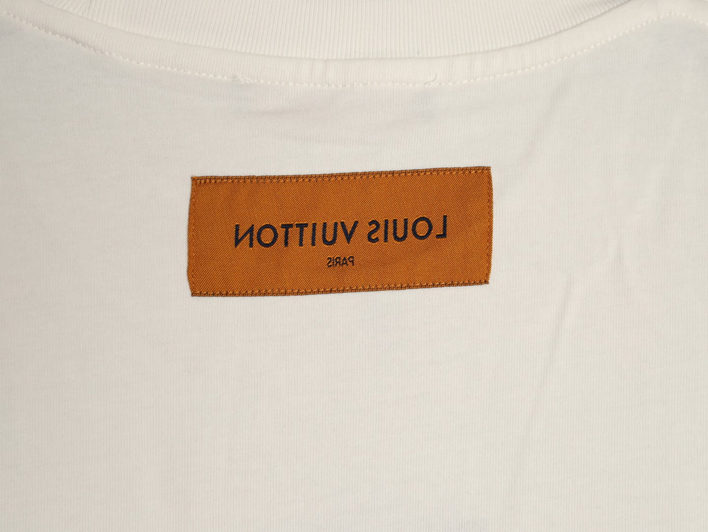 Louis Vuitton Bird Motif Graphic T-Shirt - Off-White