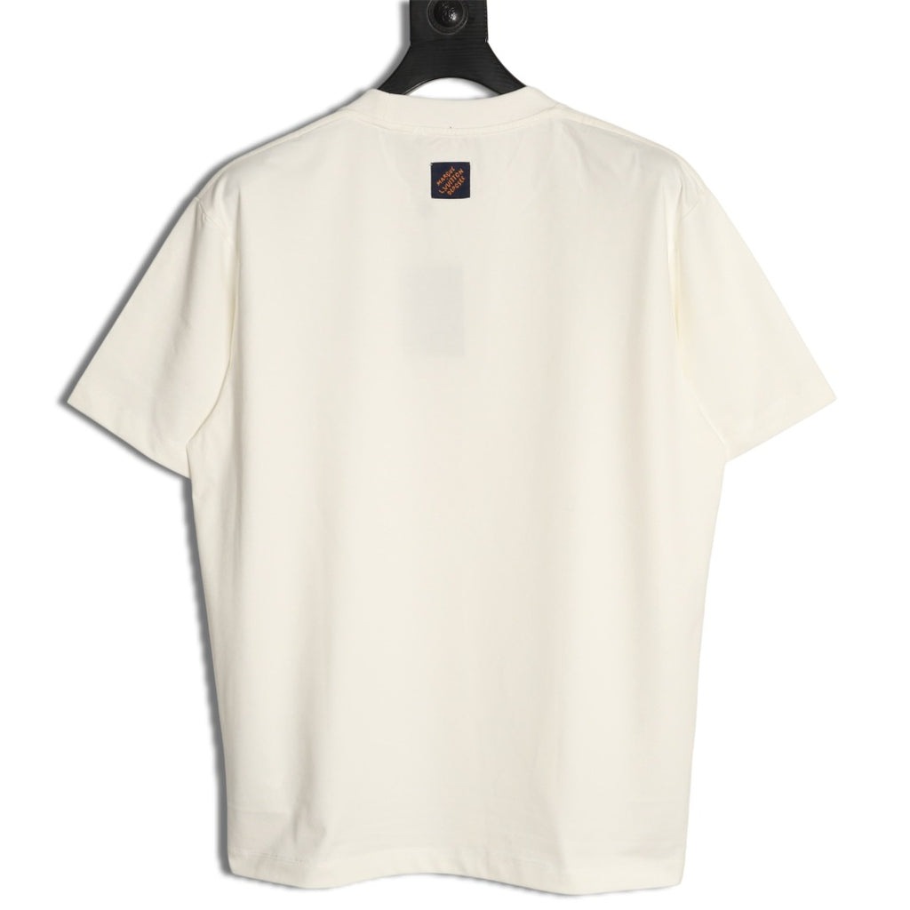 Louis Vuitton Fox and Ribbon Motif T-Shirt - Off-White
