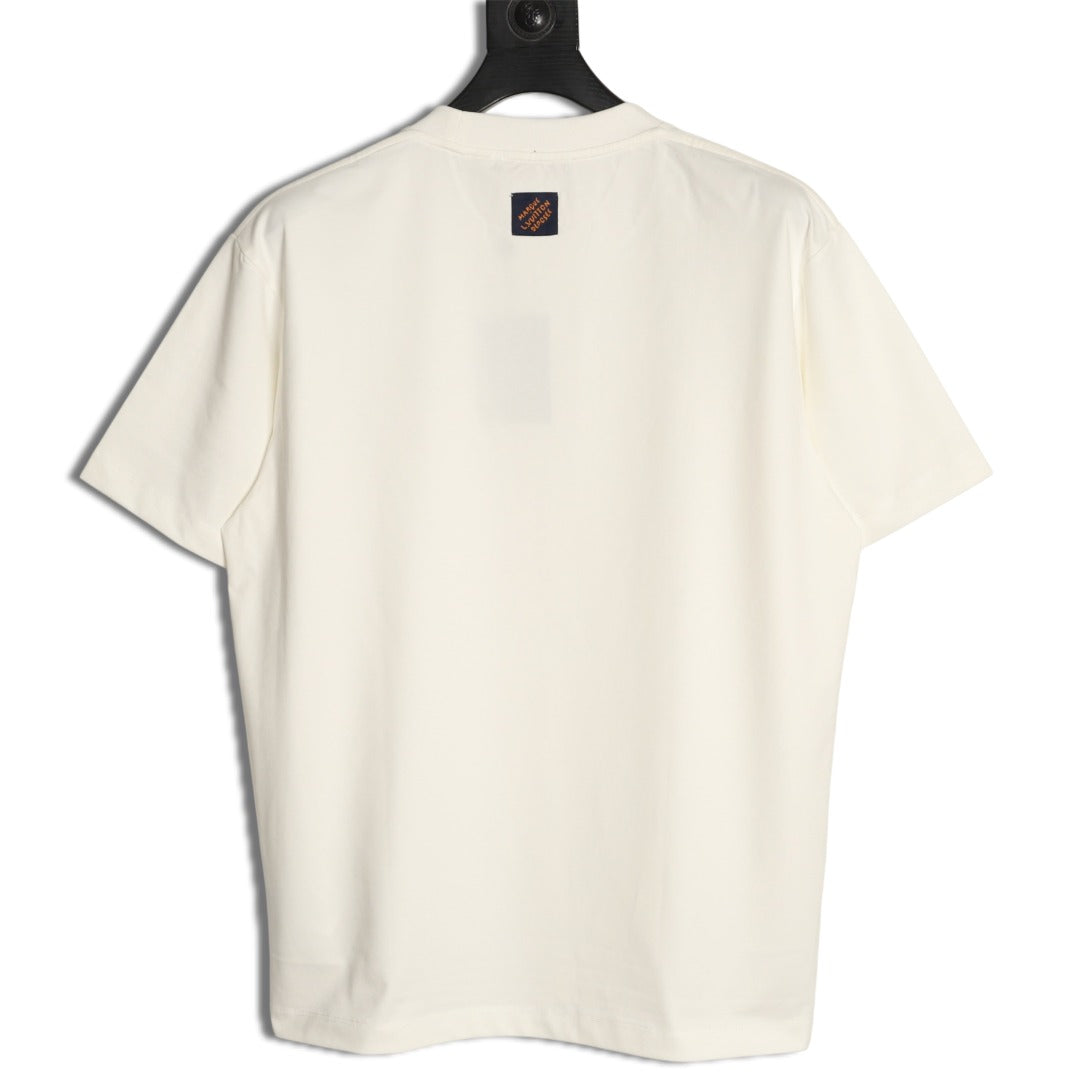 Louis Vuitton Fox and Ribbon Motif T-Shirt - Off-White
