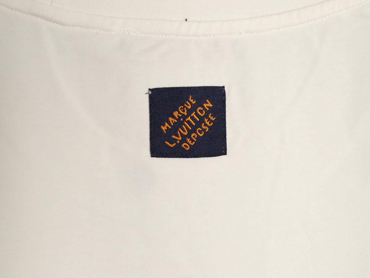 Louis Vuitton Fox and Ribbon Motif T-Shirt - Off-White