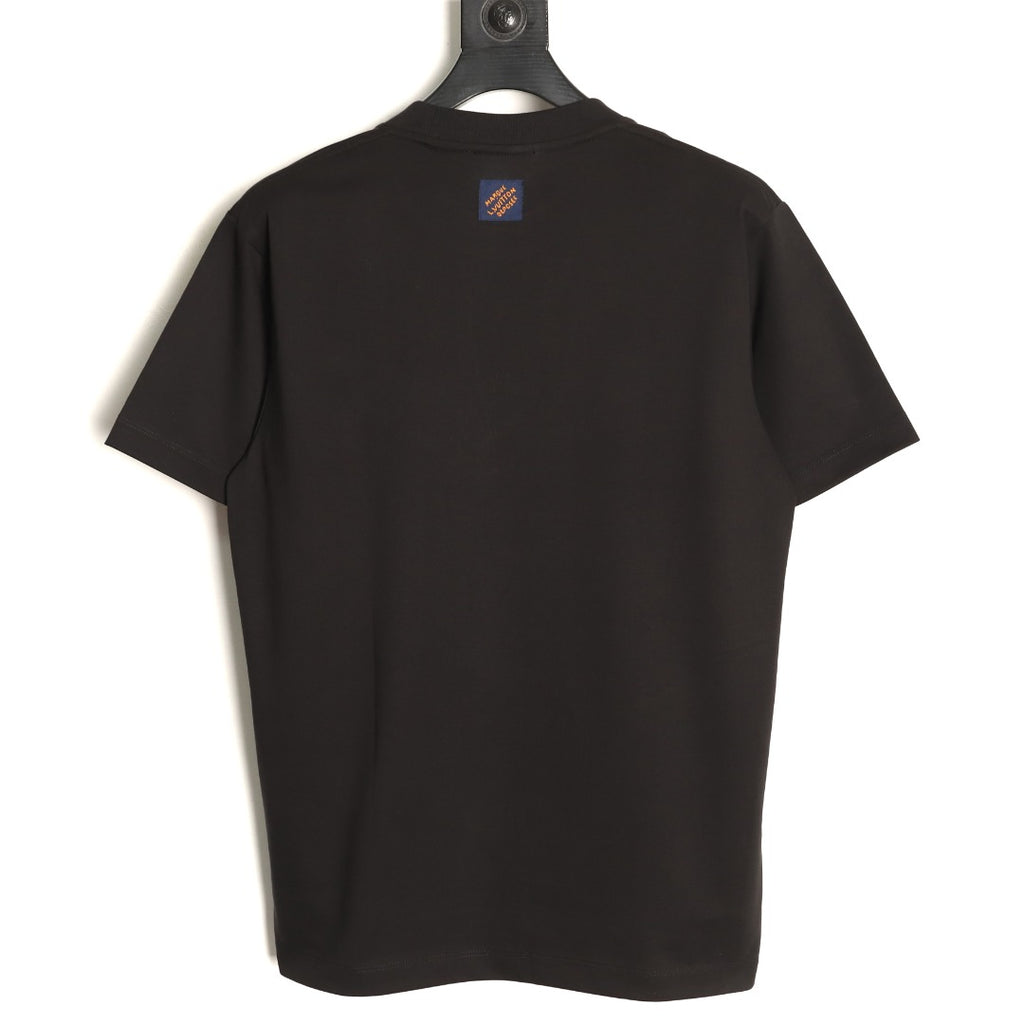 Louis Vuitton Fox and Ribbon Motif T-Shirt - Black