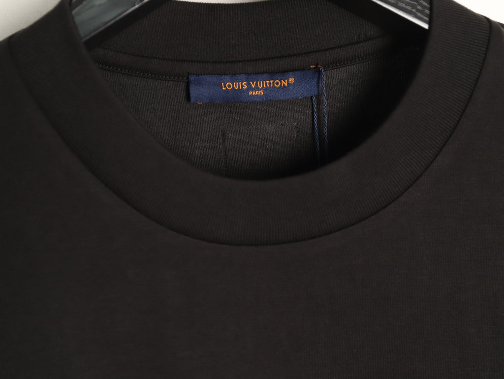 Louis Vuitton Fox and Ribbon Motif T-Shirt - Black