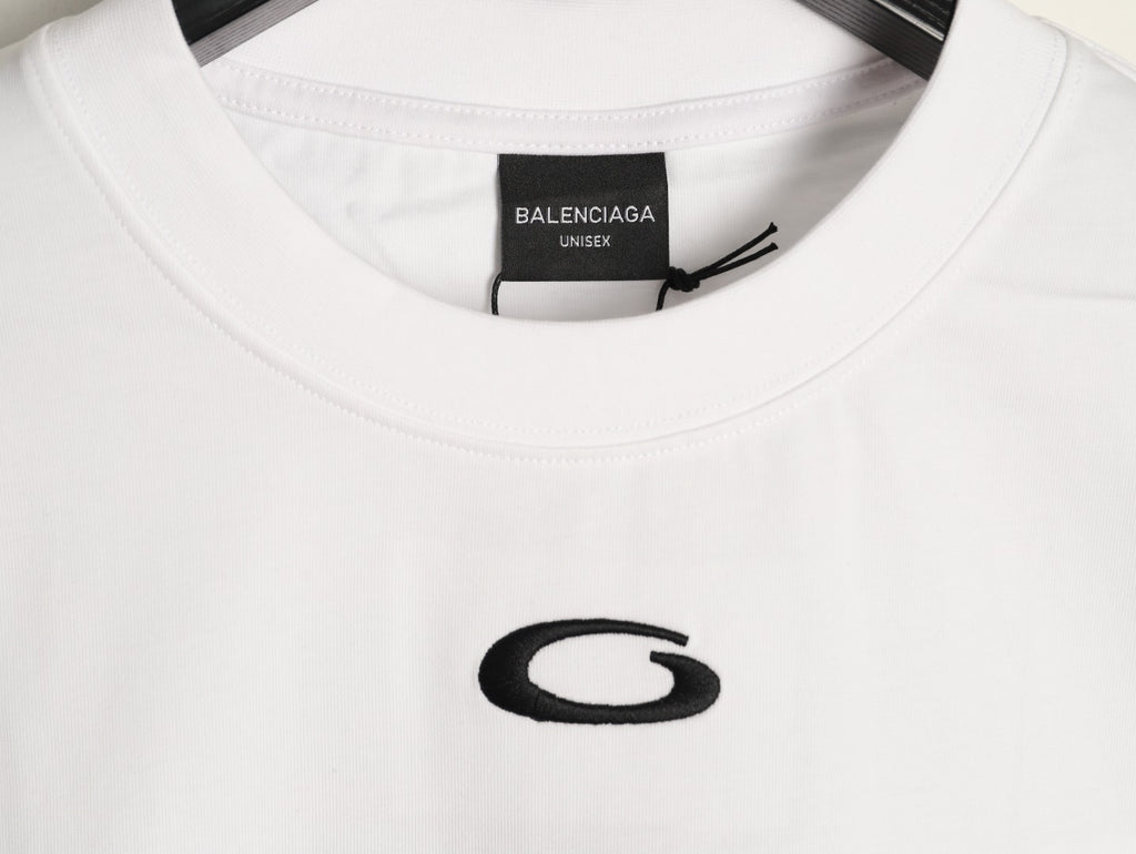 Balenciaga 01 Football-Style Long-Sleeve T-Shirt - White