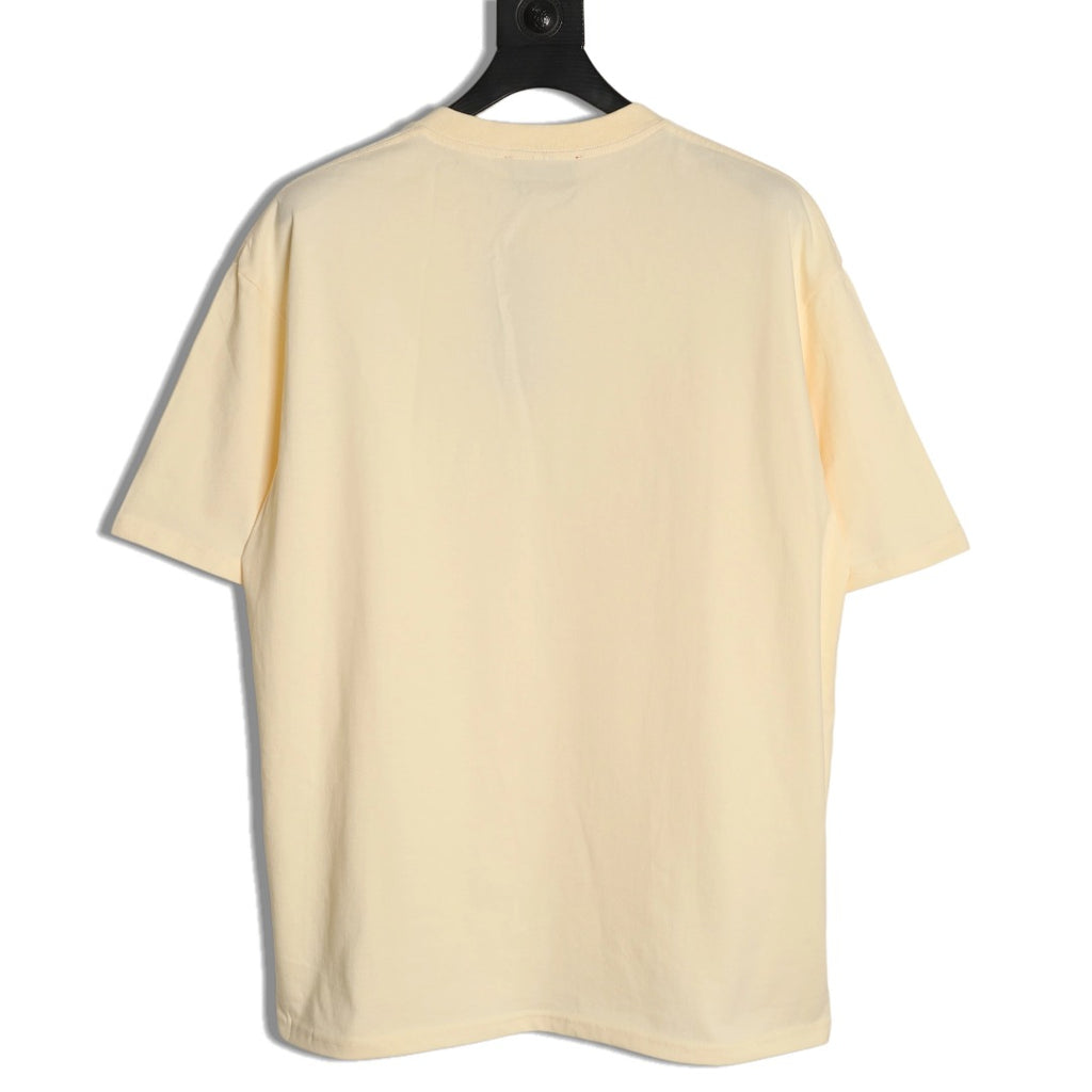 Gucci Bunny and Carrot Graphic T-Shirt - Pale Yellow