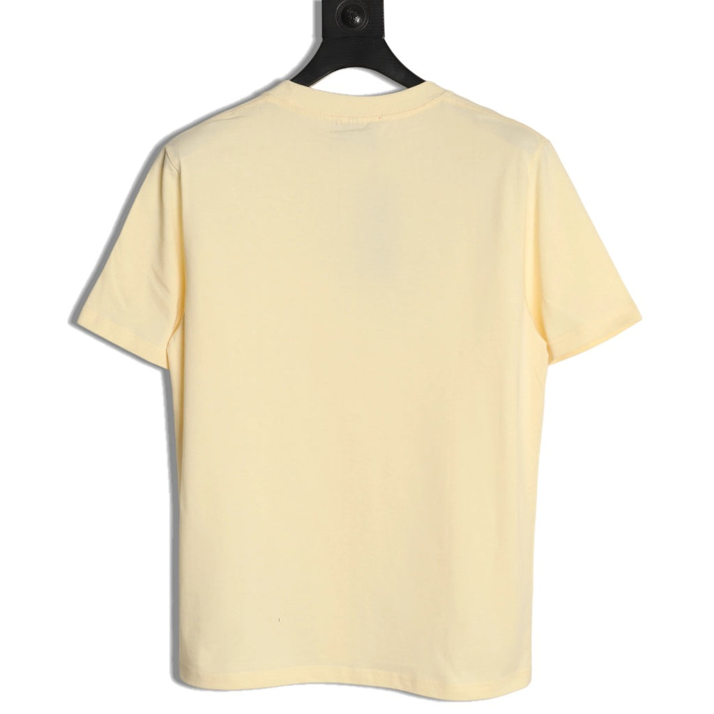 Gucci Cartoon Animal Graphic T-Shirt - Pale Yellow