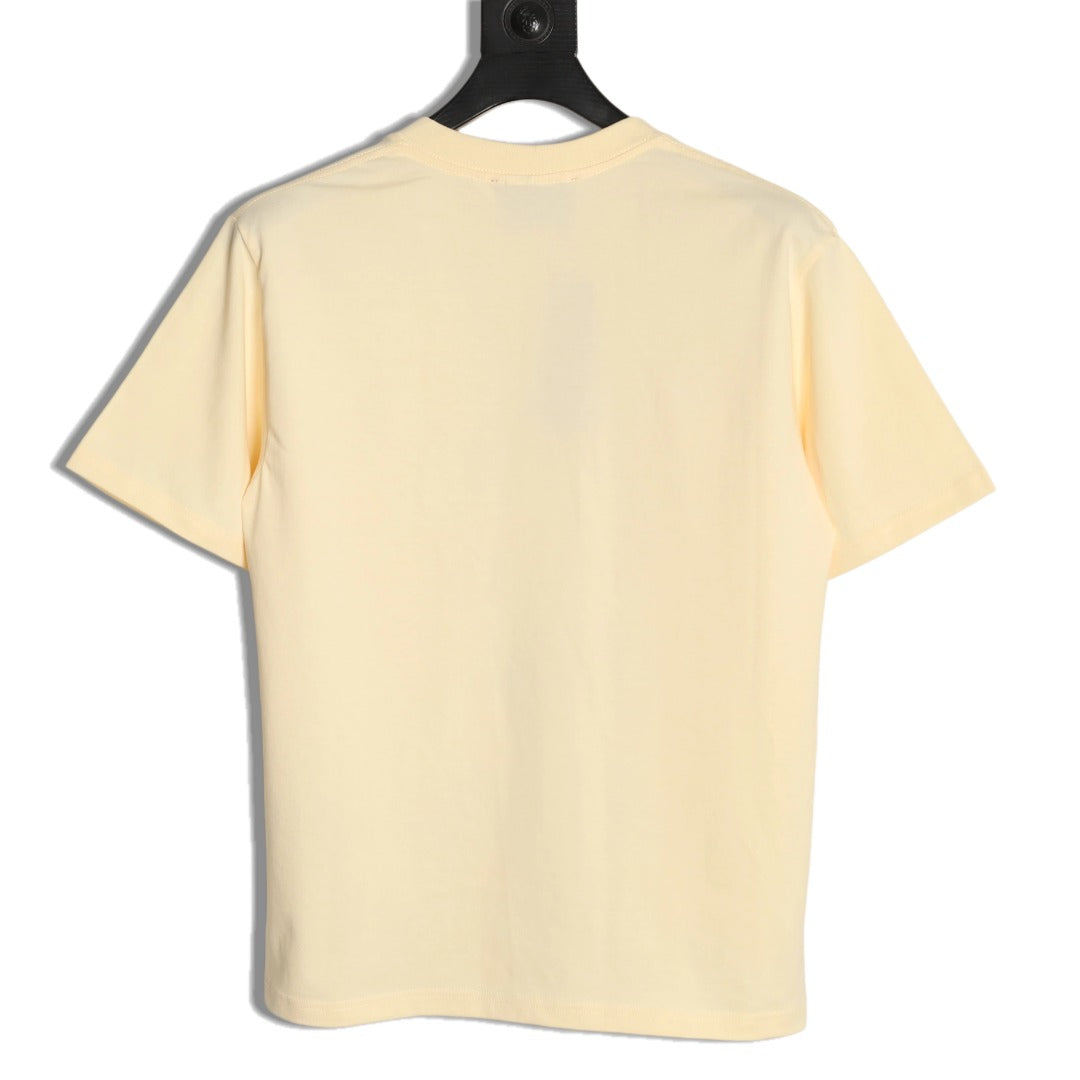 Gucci Cartoon Character Graphic T-Shirt - Pale Yellow
