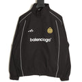 Balenciaga BLCG Badge Number 10 Zip Jacket - Black