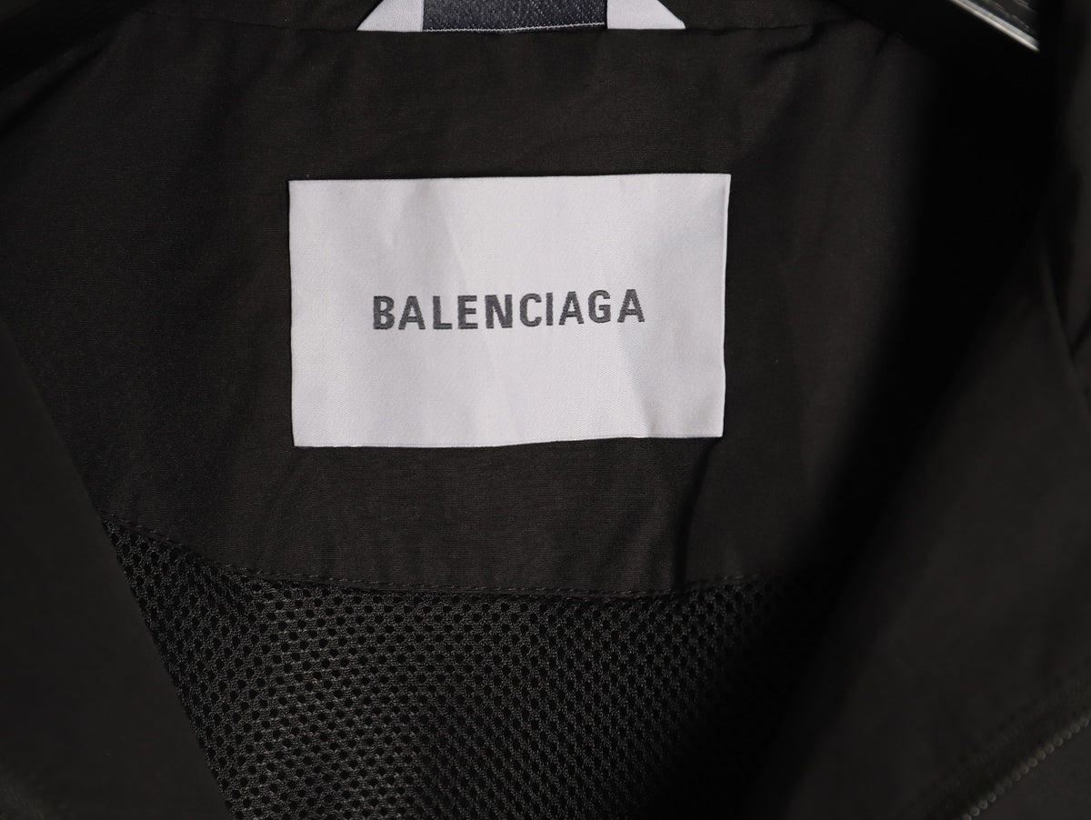 Balenciaga BLCG Badge Number 10 Zip Jacket - Black