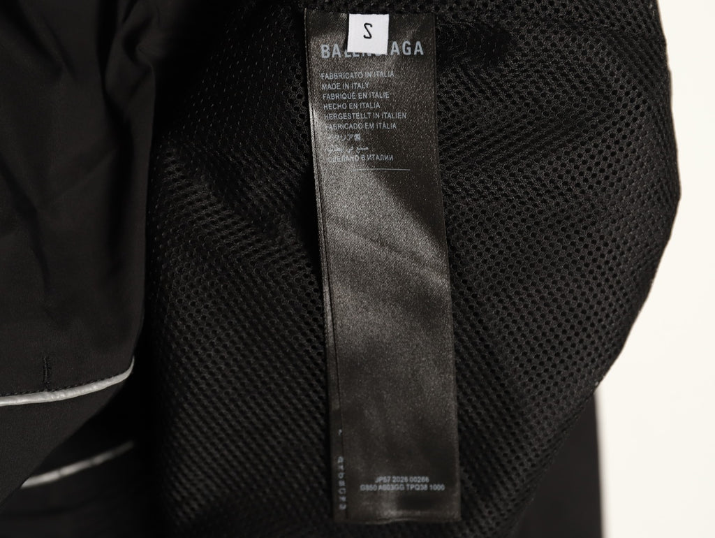 Balenciaga BLCG Badge Number 10 Zip Jacket - Black