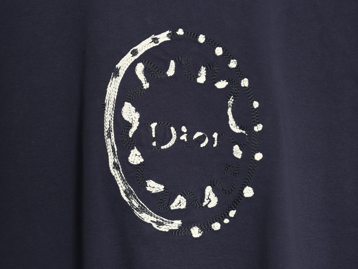 Dior CD Medallion Graphic T-Shirt - Dark Navy