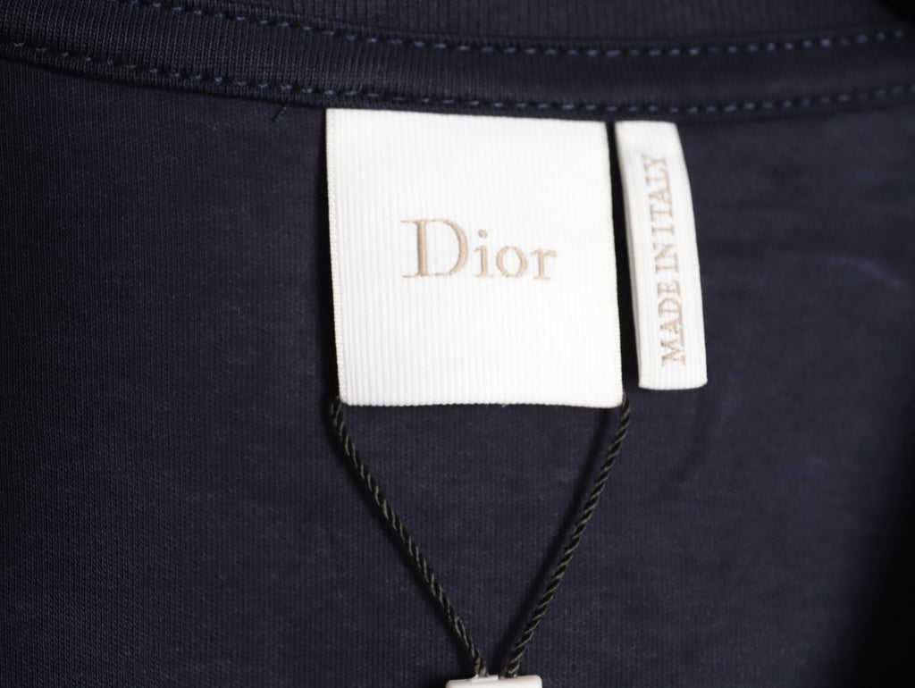 Dior CD Medallion Graphic T-Shirt - Dark Navy
