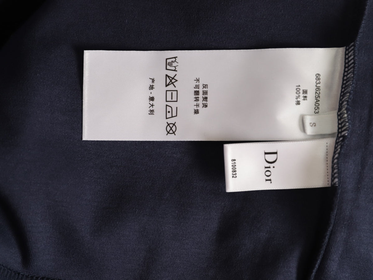 Dior CD Medallion Graphic T-Shirt - Dark Navy