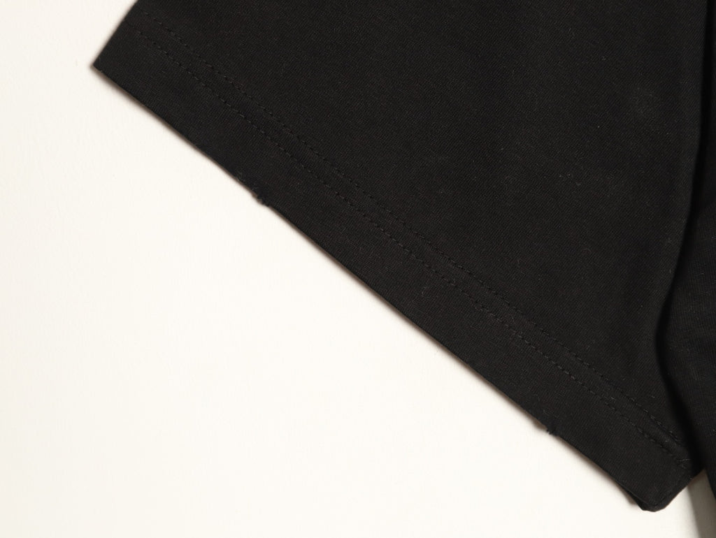 Balenciaga Look Away Portrait Graphic T-Shirt - Black