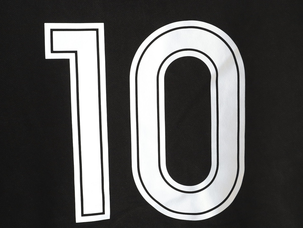 Balenciaga Soccer-Inspired Number 10 Zip Hoodie - Black