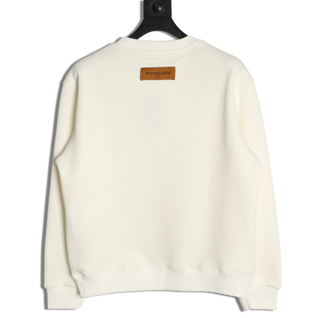 Louis Vuitton Shield Graphic Crewneck Sweatshirt - Off-White