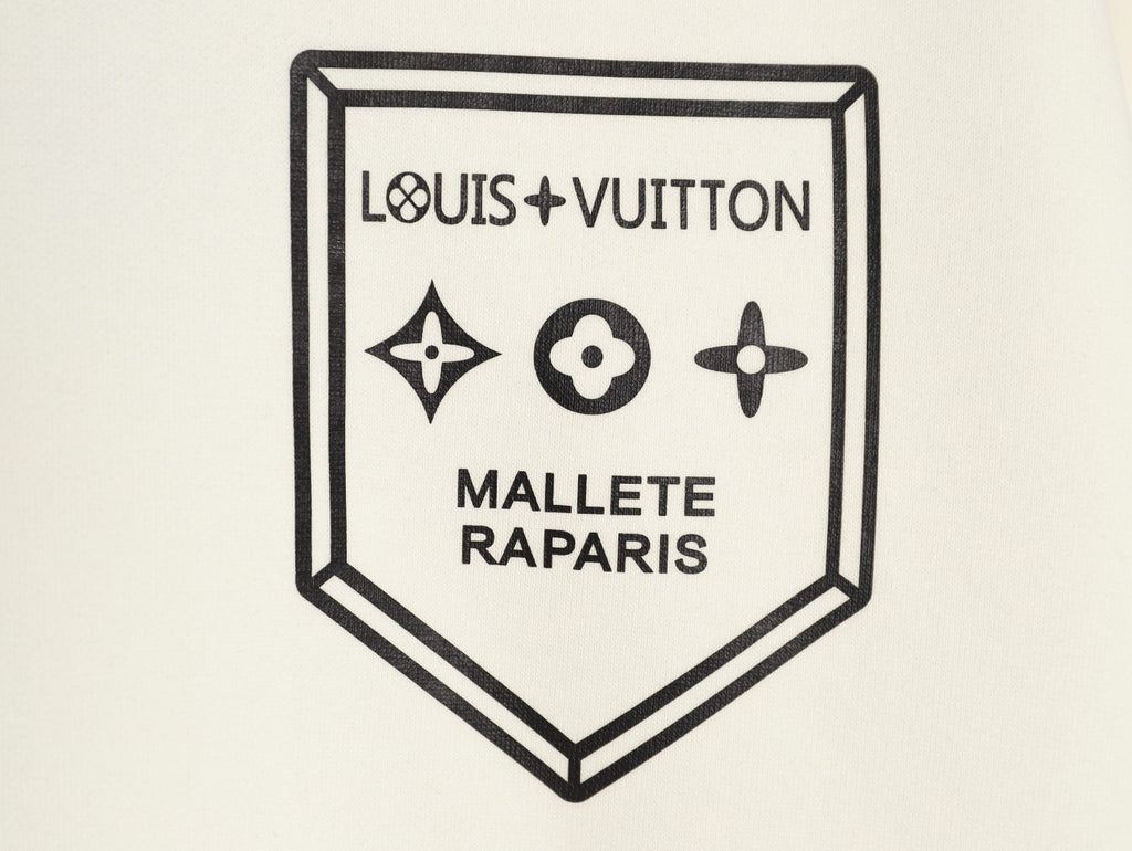 Louis Vuitton Shield Graphic Crewneck Sweatshirt - Off-White