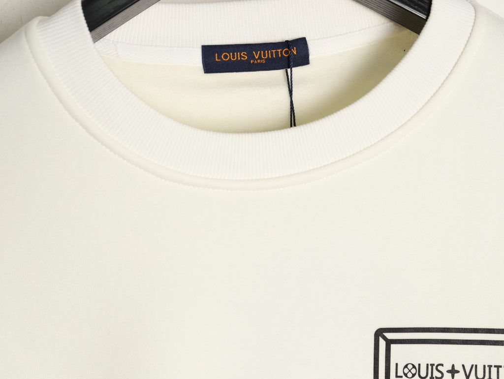 Louis Vuitton Shield Graphic Crewneck Sweatshirt - Off-White