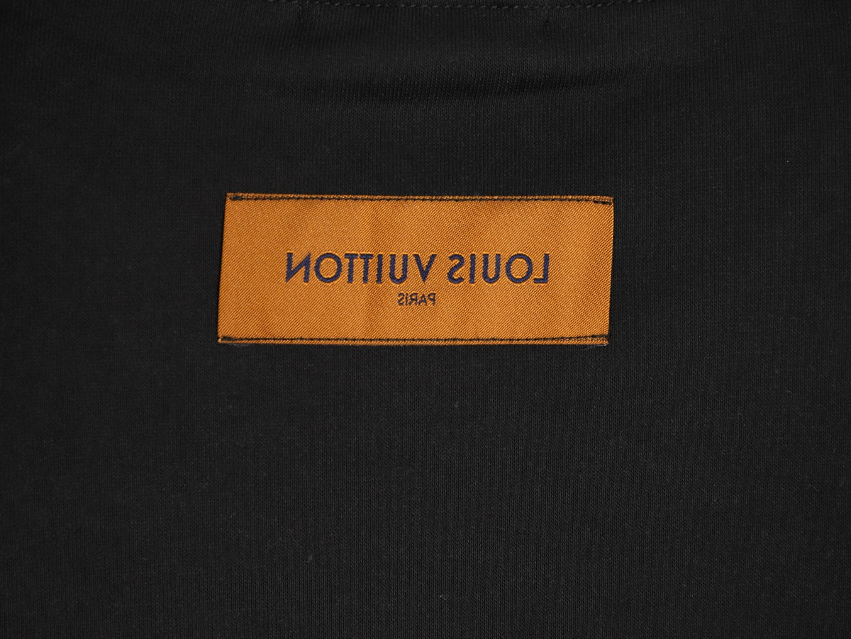 Louis Vuitton Shield Graphic Crewneck Sweatshirt - Black