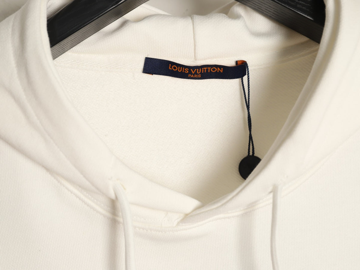 Louis Vuitton Scattered-Motif LV Back Graphic Hoodie - Off-White