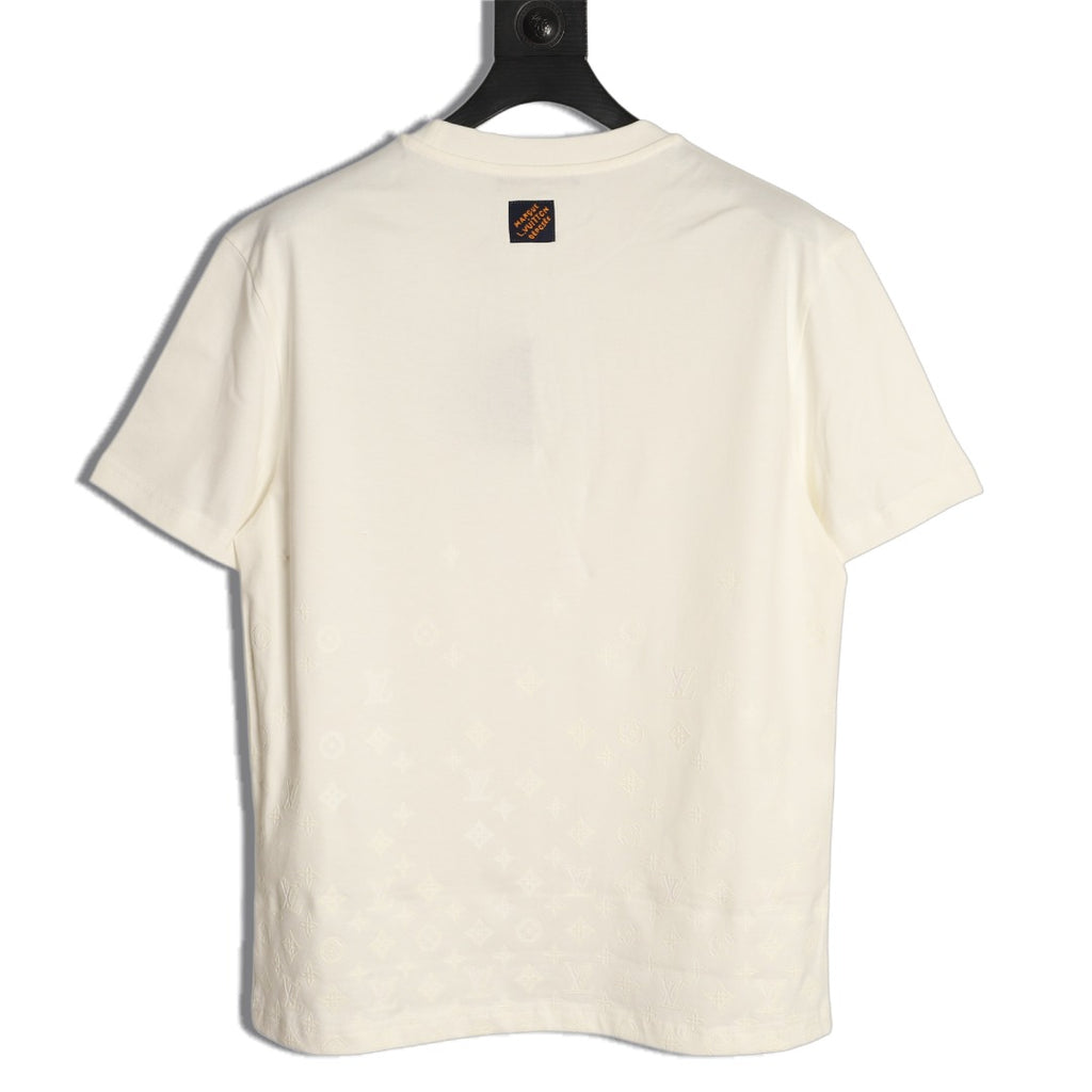 Louis Vuitton Subtle Tonal Front Graphic T-Shirt - Off-White