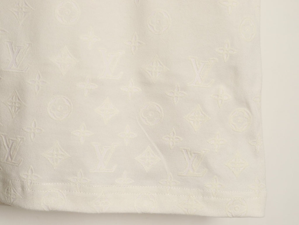 Louis Vuitton Subtle Tonal Front Graphic T-Shirt - Off-White