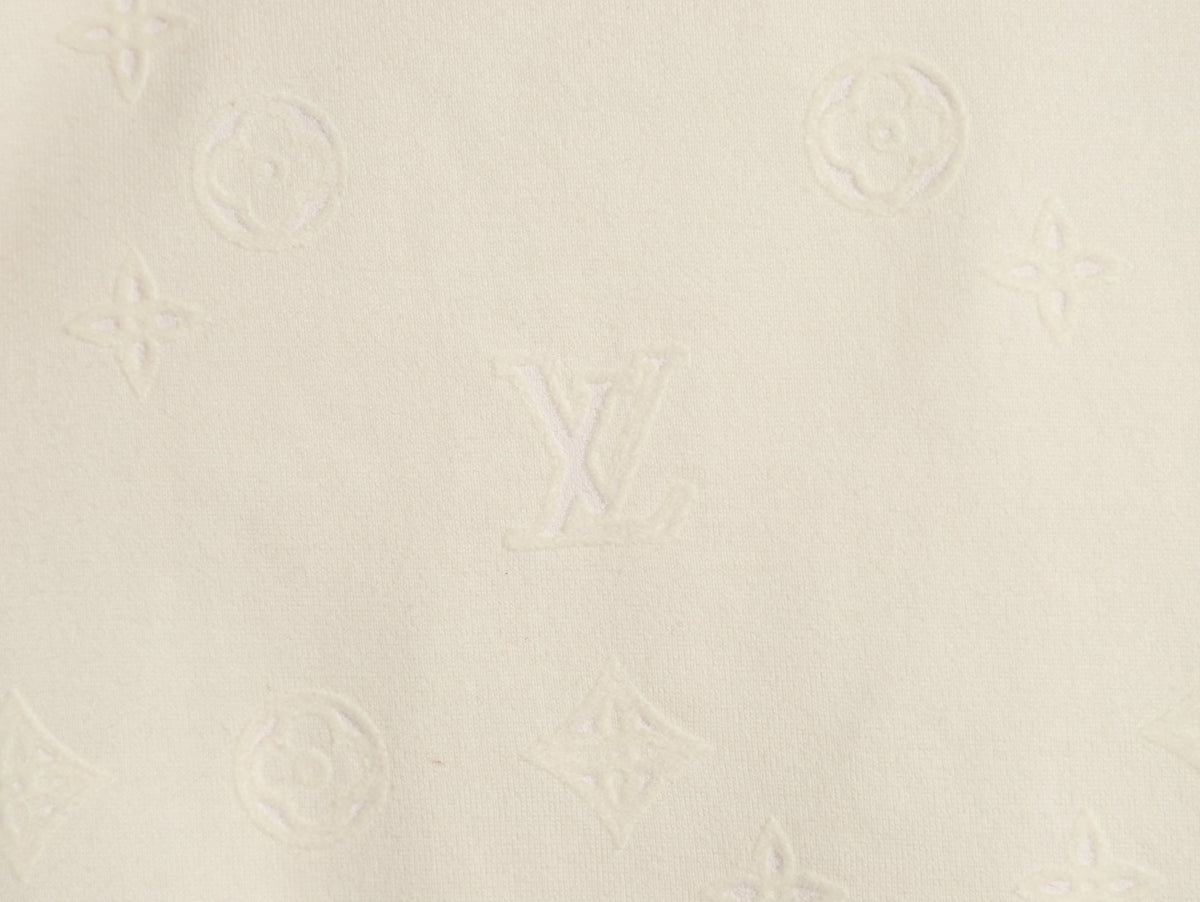Louis Vuitton Subtle Tonal Front Graphic T-Shirt - Off-White