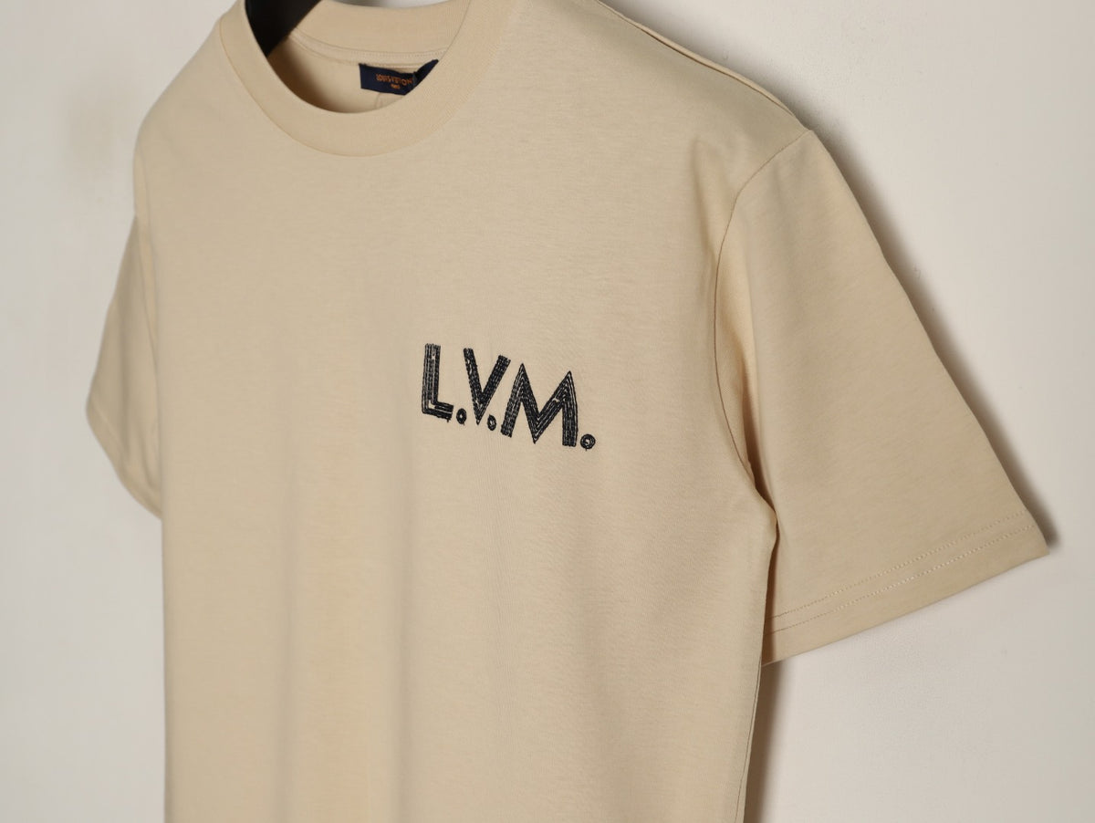 Louis Vuitton L.V.M. Lettering T-Shirt - Beige