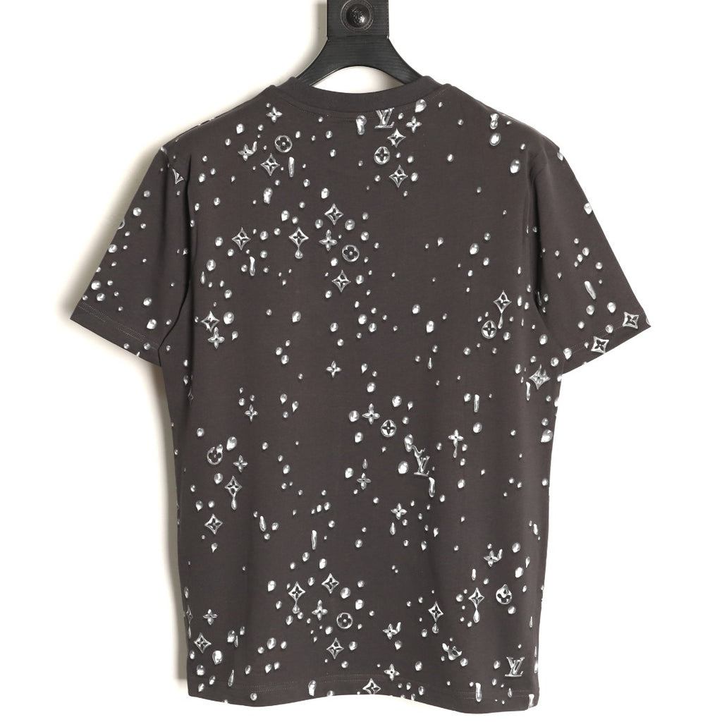 Louis Vuitton Scattered Monogram-Style Graphic T-Shirt - Dark Charcoal