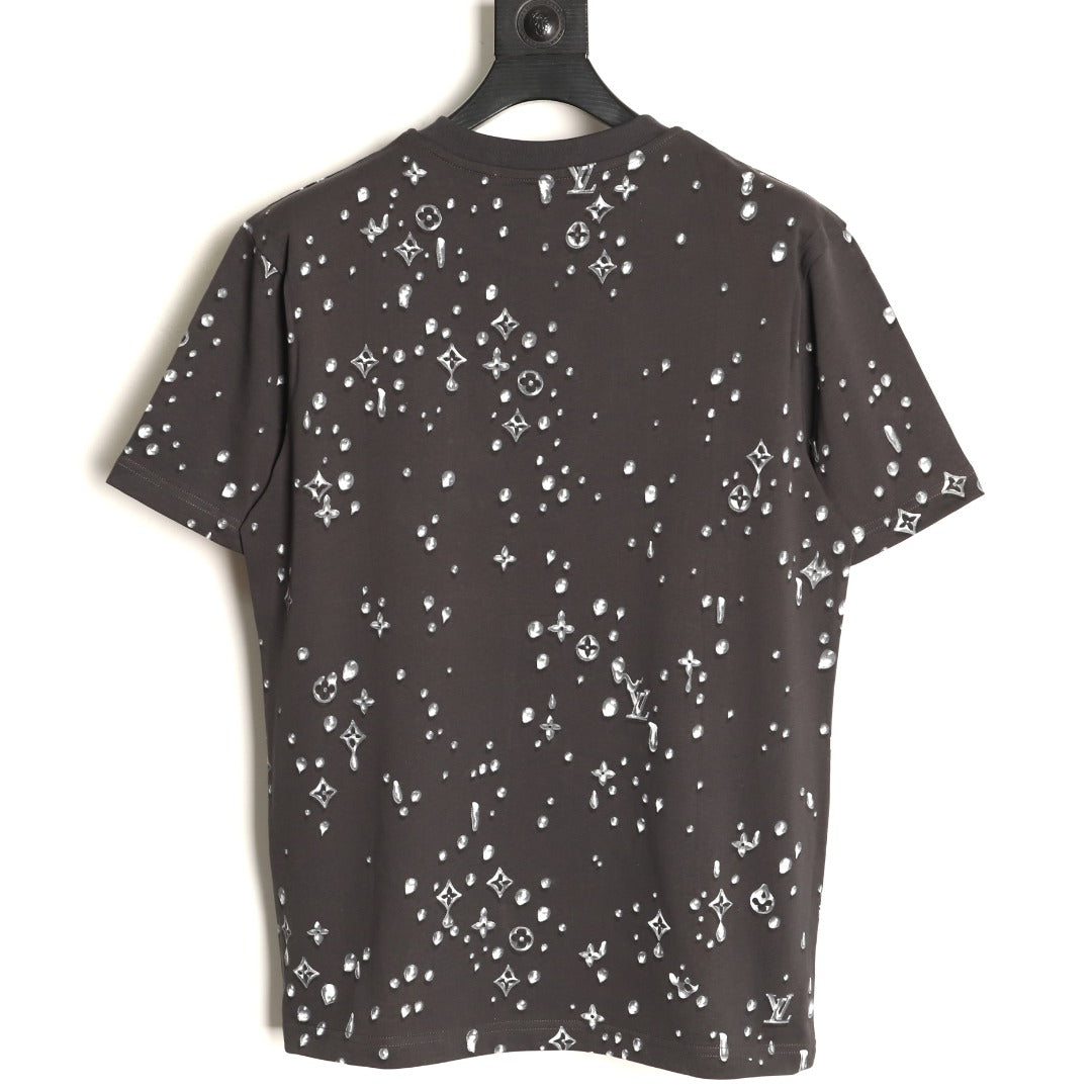 Louis Vuitton Scattered Monogram-Style Graphic T-Shirt - Dark Charcoal