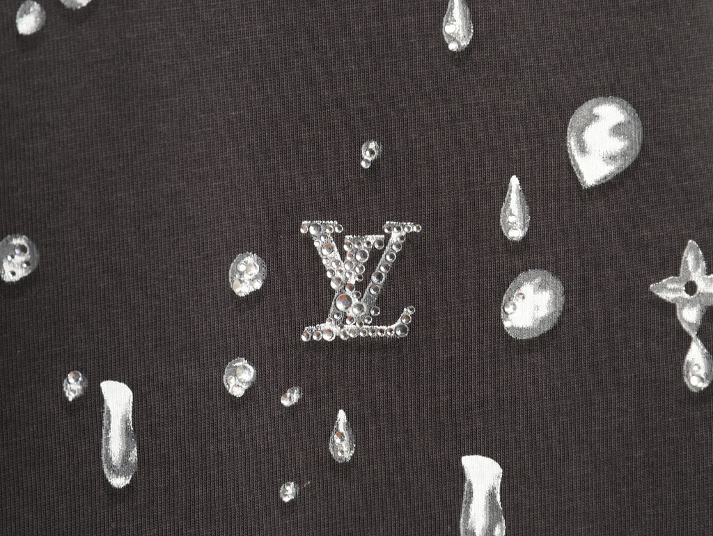 Louis Vuitton Scattered Monogram-Style Graphic T-Shirt - Dark Charcoal