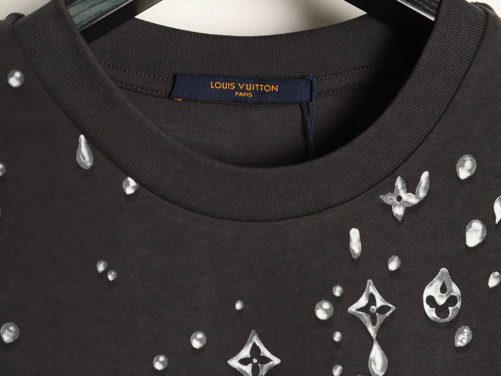 Louis Vuitton Scattered Monogram-Style Graphic T-Shirt - Dark Charcoal