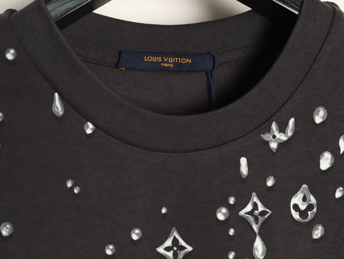 Louis Vuitton Scattered Monogram-Style Graphic T-Shirt - Dark Charcoal