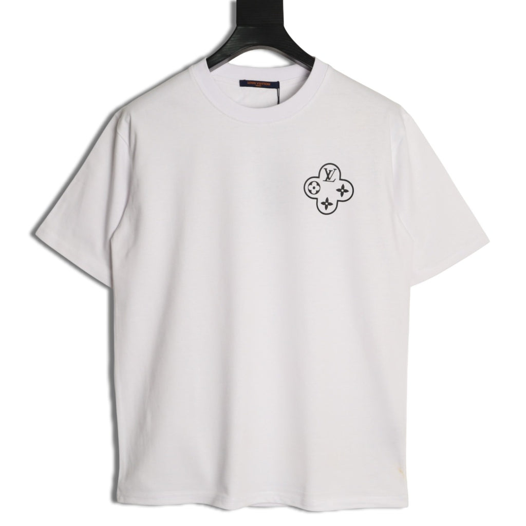 Louis Vuitton Chain-Circle LV Graphic T-Shirt - White