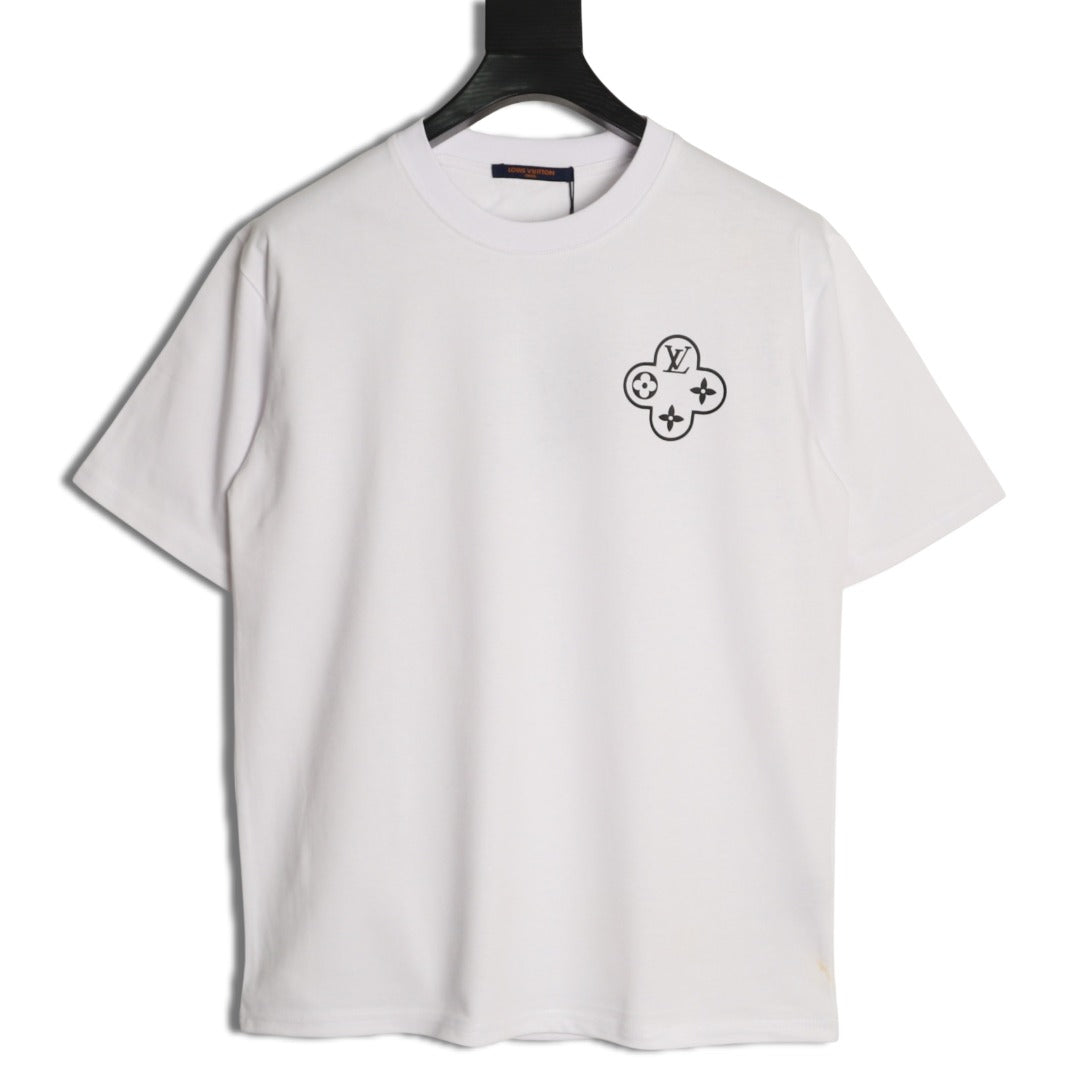 Louis Vuitton Chain-Circle LV Graphic T-Shirt - White