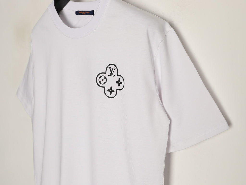 Louis Vuitton Chain-Circle LV Graphic T-Shirt - White