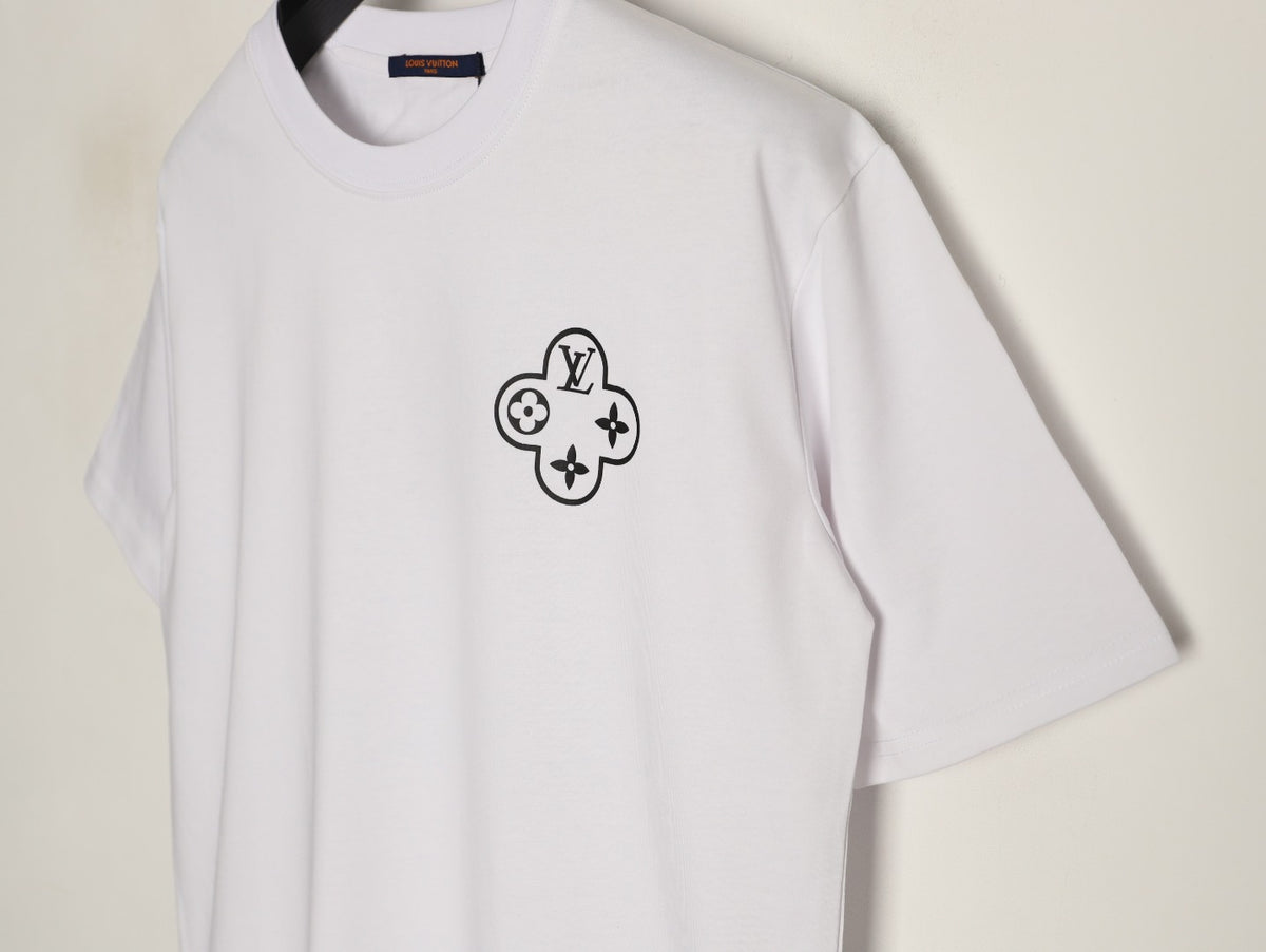Louis Vuitton Chain-Circle LV Graphic T-Shirt - White