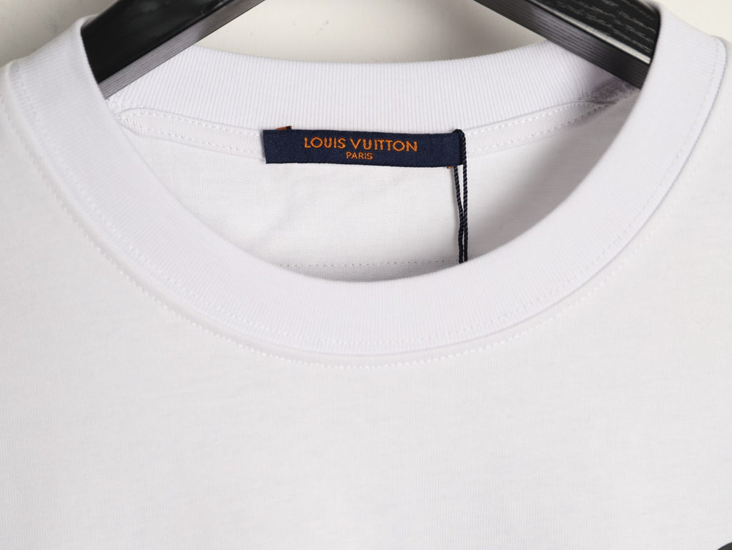 Louis Vuitton Chain-Circle LV Graphic T-Shirt - White