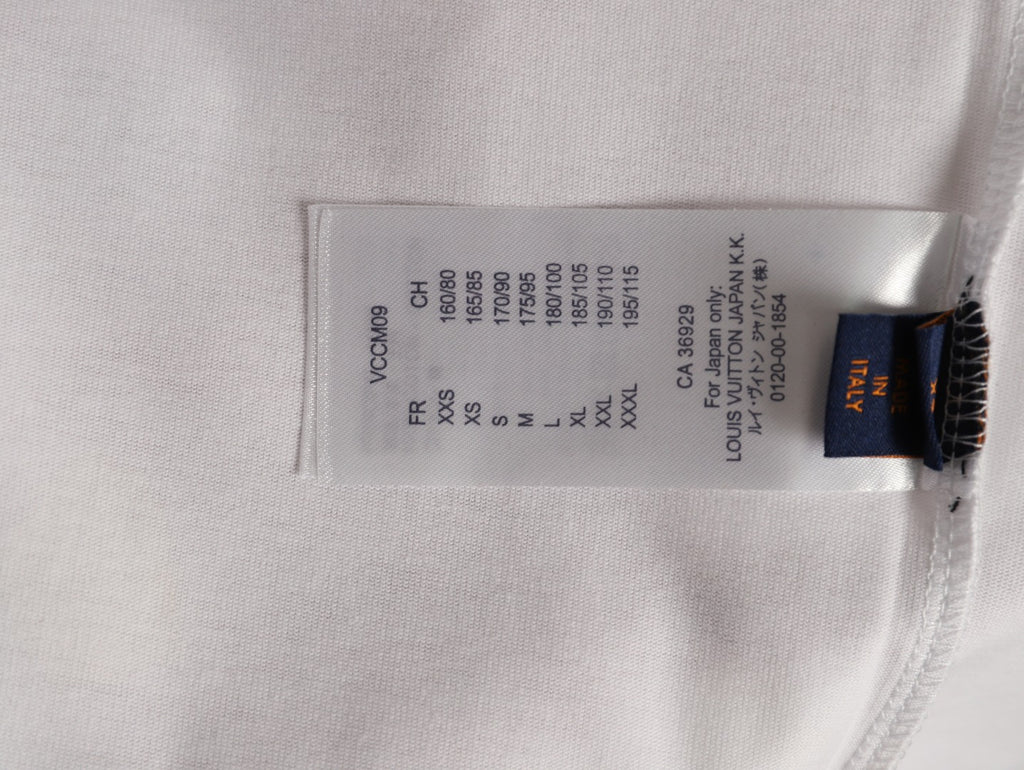Louis Vuitton Chain-Circle LV Graphic T-Shirt - White