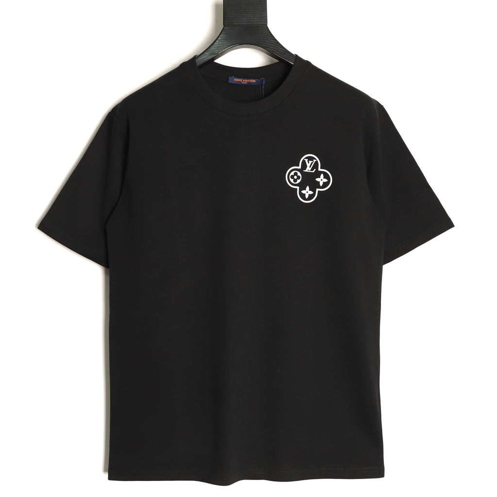 Louis Vuitton Chain-Circle LV Graphic T-Shirt - Black