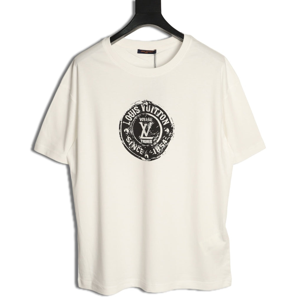 Louis Vuitton Black Stamp Graphic T-Shirt - Off-White