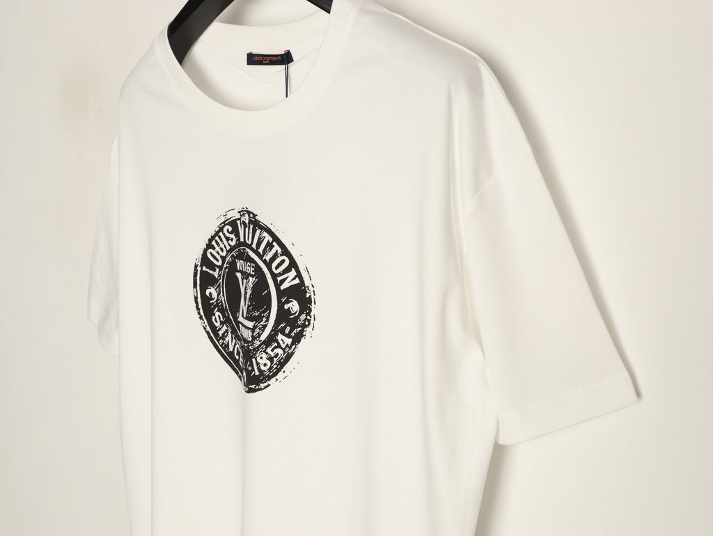 Louis Vuitton Black Stamp Graphic T-Shirt - Off-White
