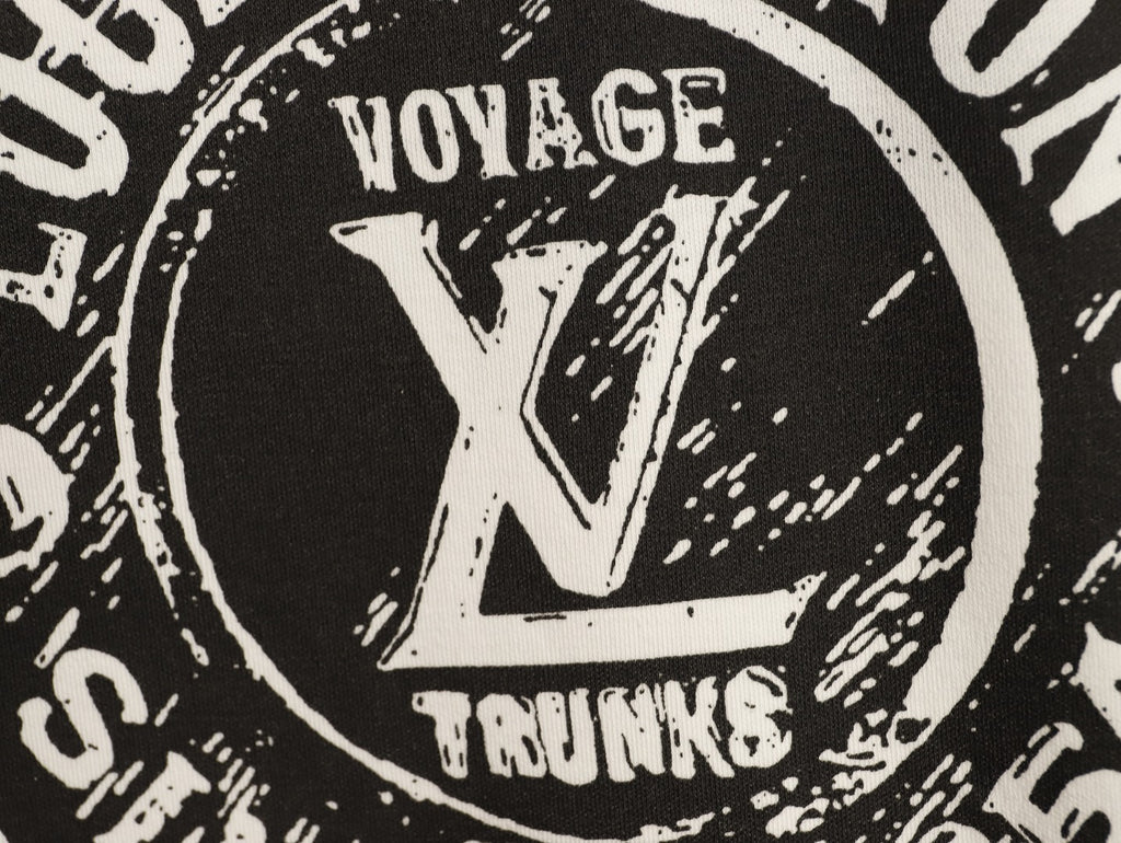 Louis Vuitton Black Stamp Graphic T-Shirt - Off-White