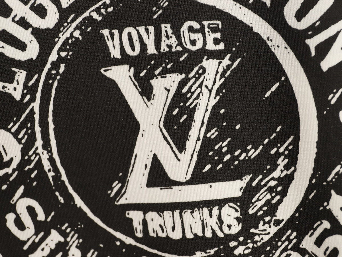 Louis Vuitton Black Stamp Graphic T-Shirt - Off-White